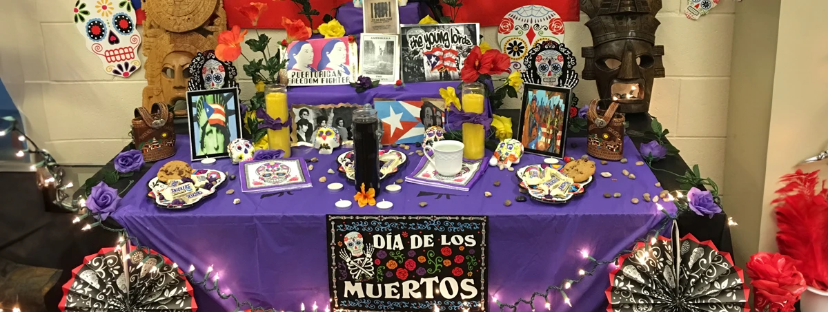 Dia De Los Muertos altar