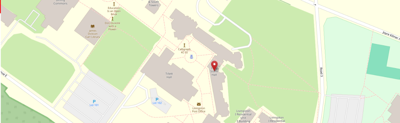 Lucy Stone Hall, A262, 54 Joyce Kilmer Ave., Piscataway, NJ